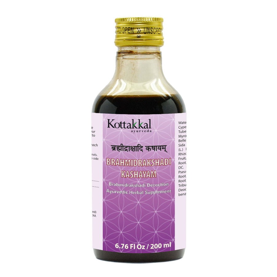 Brahmidrakshadi Kashayam Bottle, Ayurvedic Product manufactured by Arya Vaidya Sala, Kottakkal Ayurveda for USA Distribution