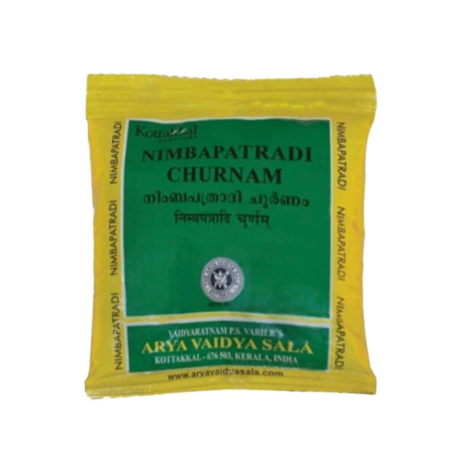 Nimbapatradi Churnam Packet, Ayurvedic Product manufactured by Arya Vaidya Sala, Kottakkal Ayurveda for USA Distribution